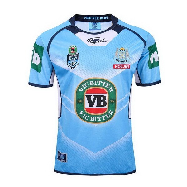 Maillot Rugby NSW Blues Classic Domicile 2017 2018 Bleu